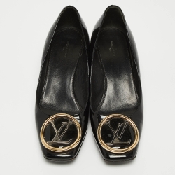 مملوكة مسبقًا Louis Vuitton Black Patent Leather Madeleine Pumps Size 37 