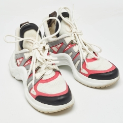 Louis Vuitton Multicolor Leather and Mesh Archlight Sneakers Size 37