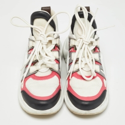Louis Vuitton Multicolor Leather and Mesh Archlight Sneakers Size 37