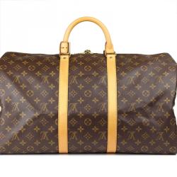 Pre Owned Louis Vuitton Monogram Canvas Keepall 50 Bag