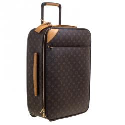 Pre Owned Louis Vuitton Monogram Canvas Pegase Legere 50 Suitcase