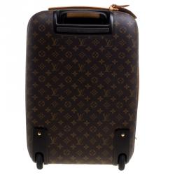 Pre Owned Louis Vuitton Monogram Canvas Pegase Legere 50 Suitcase
