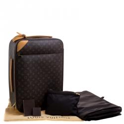 Pre Owned Louis Vuitton Monogram Canvas Pegase Legere 50 Suitcase