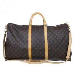 Pre Owned Louis Vuitton Monogram Canvas Keepall Bandouliere 60
