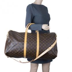 Pre Owned Louis Vuitton Monogram Canvas Keepall Bandouliere 60