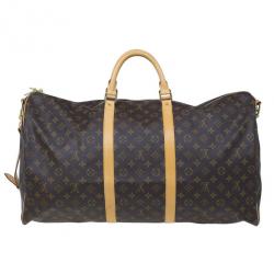 Pre Owned Louis Vuitton Monogram Canvas Keepall Bandouliere 60