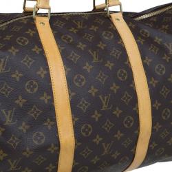 Pre Owned Louis Vuitton Monogram Canvas Keepall Bandouliere 60