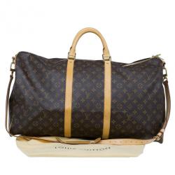 Pre Owned Louis Vuitton Monogram Canvas Keepall Bandouliere 60