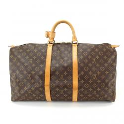 Pre Owned Louis Vuitton Monogram Canvas Keepall 55 Bag