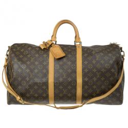Pre Owned Louis Vuitton Monogram Canvas Keepall Bandouliere 55