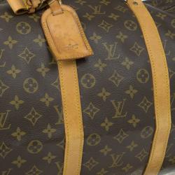 Pre Owned Louis Vuitton Monogram Canvas Keepall Bandouliere 55