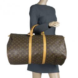 Pre Owned Louis Vuitton Monogram Canvas Keepall 50