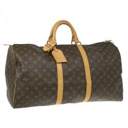 Pre Owned Louis Vuitton Monogram Canvas Keepall 50