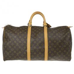 Pre Owned Louis Vuitton Monogram Canvas Keepall 50