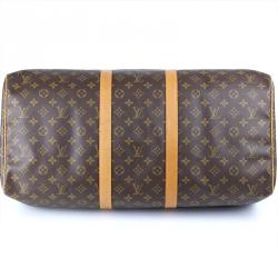 Pre Owned Louis Vuitton Monogram Canvas Keepall 55 Bag