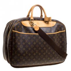 Pre Owned Louis Vuitton Monogram Canvas Alize 24 Heures Soft Suitcase