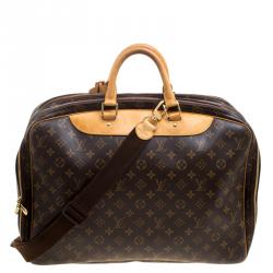 Pre Owned Louis Vuitton Monogram Canvas Alize 24 Heures Soft Suitcase