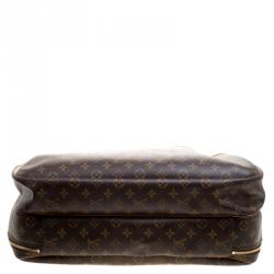 Pre Owned Louis Vuitton Monogram Canvas Alize 24 Heures Soft Suitcase