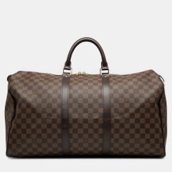 Pre Owned Louis Vuitton Damier Ebene Keepall 50