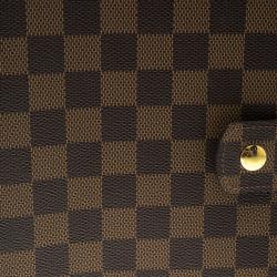 Pre Owned جراب مفكرة لوي فيتون حلقة كبيرة دامييه أيبين