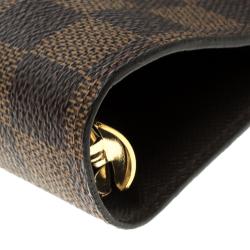 Pre Owned جراب مفكرة لوي فيتون حلقة كبيرة دامييه �أيبين