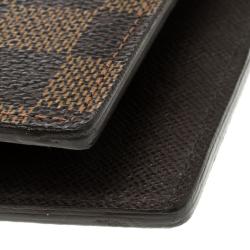 Pre Owned جراب مفكرة لوي فيتون حلقة كبيرة دامييه أيبين