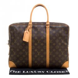 Pre Owned Louis Vuitton Monogram Canvas Porte Documents Voyage Briefcase