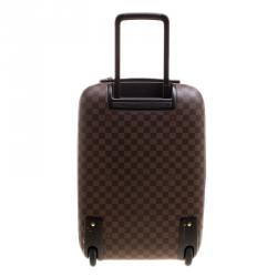 Pre Owned Louis Vuitton Damier Ebene Canvas Pegase Light 55 Luggage