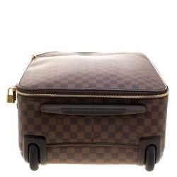 Pre Owned Louis Vuitton Damier Ebene Canvas Pegase Light 55 Luggage