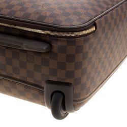 Pre Owned Louis Vuitton Damier Ebene Canvas Pegase Light 55 Luggage