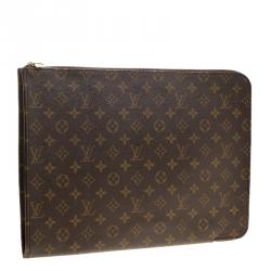 Pre Owned Louis Vuitton Monogram Poche Documents Portfolio Case