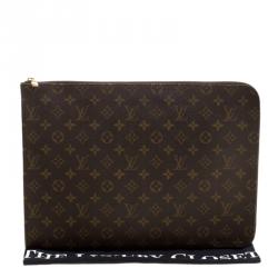 Pre Owned Louis Vuitton Monogram Poche Documents Portfolio Case