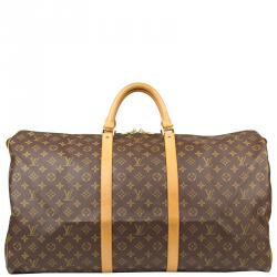 Pre Owned Louis Vuitton Monogram Canvas Keepall 60 Bag