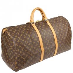 Pre Owned Louis Vuitton Monogram Canvas Keepall 60 Bag