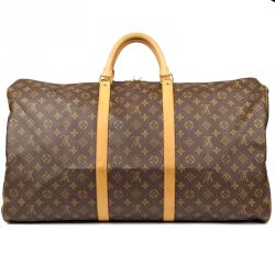 Pre Owned Louis Vuitton Monogram Canvas Keepall 60 Bag