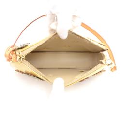 مملوكة مسبقًا Louis Vuitton Beige Monogram Vernis Lexington Fleurs Pochette Accessoires