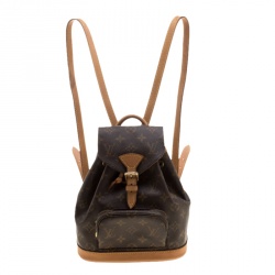 Pre Owned Louis Vuitton Monogram Canvas Montsouris PM Backpack