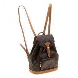 Pre Owned Louis Vuitton Monogram Canvas Montsouris PM Backpack