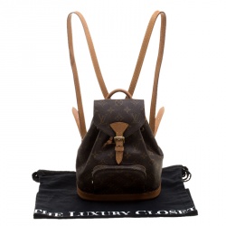 Pre Owned Louis Vuitton Monogram Canvas Montsouris PM Backpack