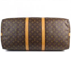 Pre Owned Louis Vuitton Monogram Canvas Keepall Bandouliere 55 Bag