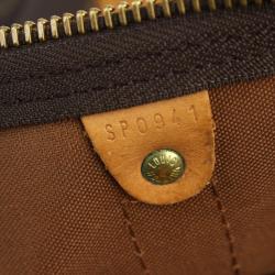 Pre Owned Louis Vuitton Monogram Canvas Keepall Bandouliere 55 Bag