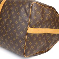 Pre Owned Louis Vuitton Monogram Canvas Keepall Bandouliere 55 Bag