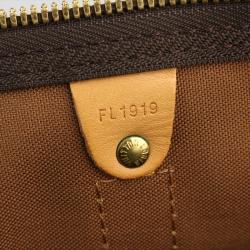 Pre Owned Louis Vuitton Monogram Canvas Keepall Bandouliere 55 Bag