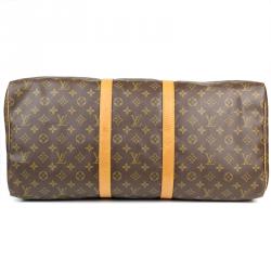 Pre Owned Louis Vuitton Monogram Canvas Keepall 55 Bag