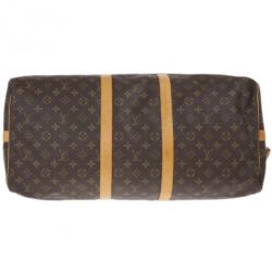 Pre Owned Louis Vuitton Monogram Canvas Keepall Bandouliere 55