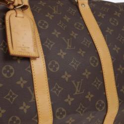 Pre Owned Louis Vuitton Monogram Canvas Keepall Bandouliere 55