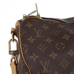 Pre Owned Louis Vuitton Monogram Canvas Keepall Bandouliere 55