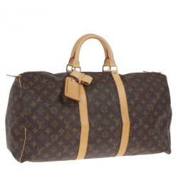 Pre Owned Louis Vuitton Monogram Canvas Keepall 50