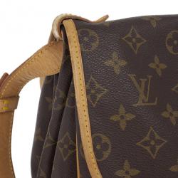 Pre Owned Louis Vuitton Monogram Canvas Saumur 35