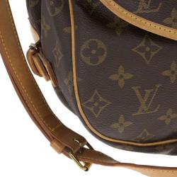 Pre Owned Louis Vuitton Monogram Canvas Saumur 35